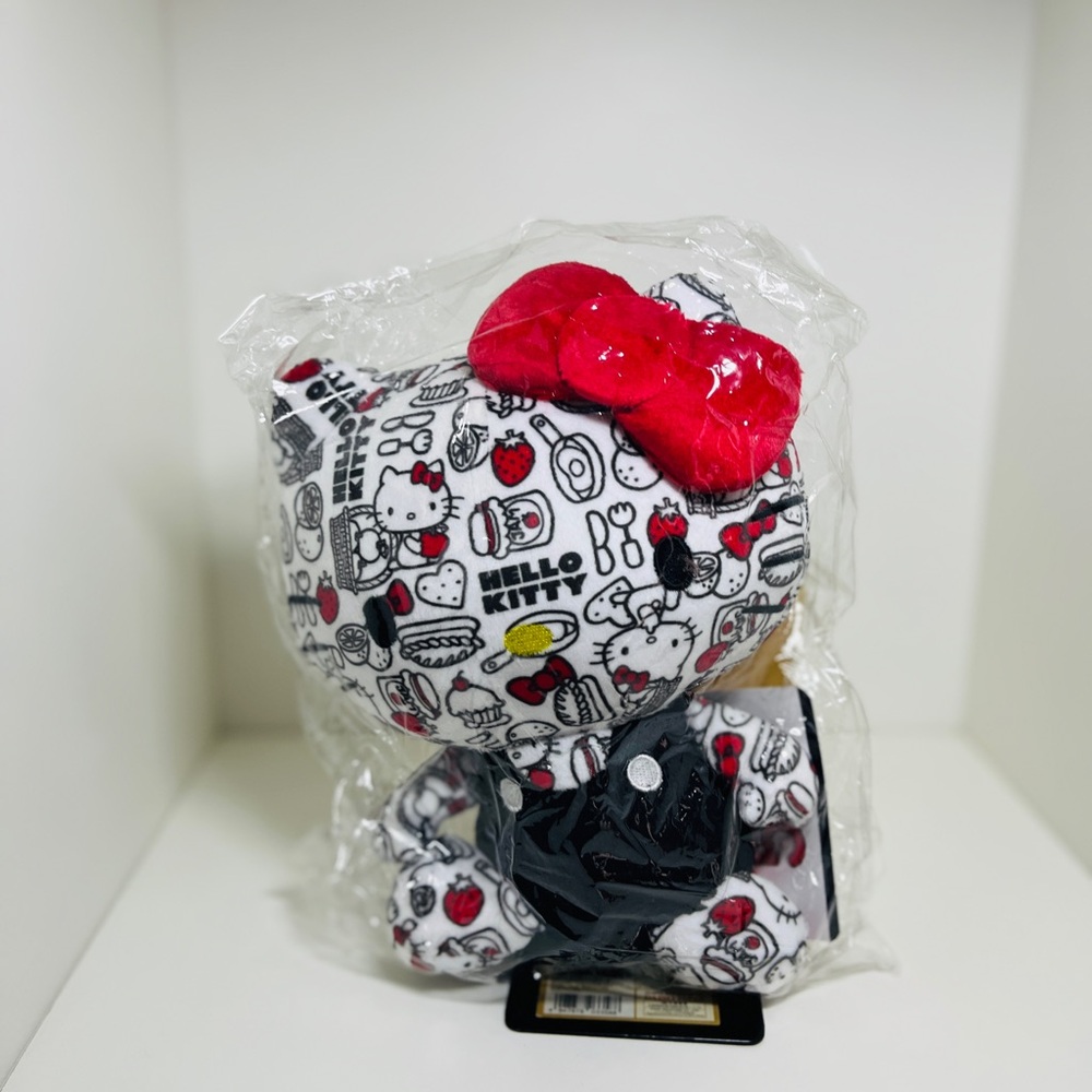 50th Anniversary Hello Kitty Plush with Red Bow